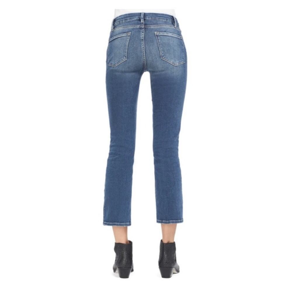FRAME Denim Le Crop Mini Boot Jeans in Westcliff Medium Wash‎ Size 26 - Picture 3 of 15
